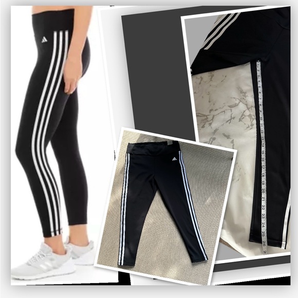 Adias Aeroready classic 3-stripe active leggings (NWT) - Picture 7 of 16